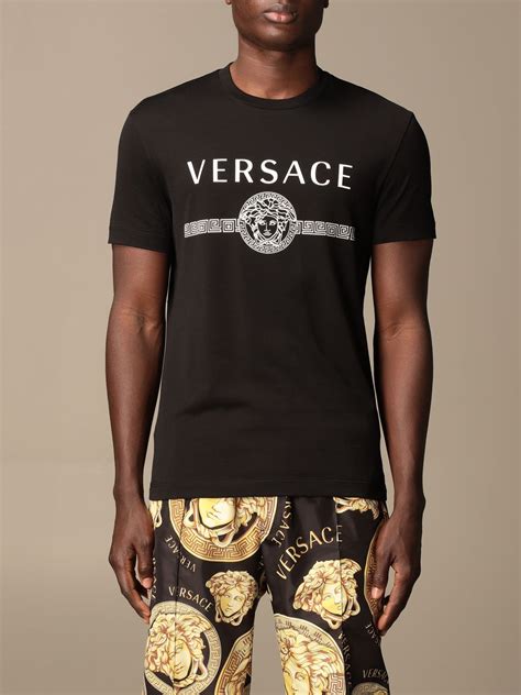 t shirt versace uomo zalando|versace t shirts for men.